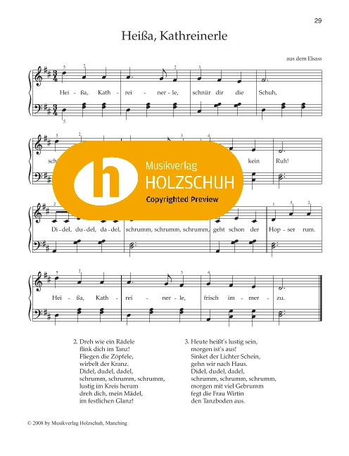 Heißa, Kathreinerle